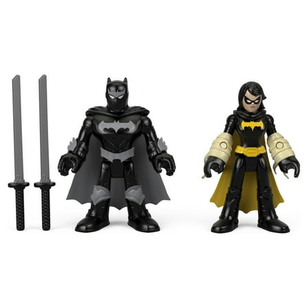 Imaginext DC Super Friends Black Bat and Ninja Batman Figure Set