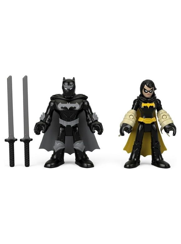 Imaginext DC Super Friends Black Bat and Ninja Batman Figure Set