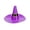 B002- Purple, variant on Halloween Party Decor, Black Witch Hat Halloween Candy Sculpted Piece, Halloween Witch Decor 14X9 in Serving Platter Tray, Halloween Witch Hat Black Candy Sculpted Piece for Table