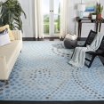 thumbnail image 2 of SAFAVIEH Jardin Collection 4' x 6' Blue/Grey JAR453A Handmade Floral Premium Wool Area Rug, 2 of 4