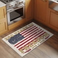 thumbnail image 3 of Independence Day Washable Area Rug 2 x 3 ft America 250 Years of Freedom Usa Flag, Soft Non Slip Rugs Stain Repellent Indoor Felt Carpet for Living Dining Room Bedroom Home Office, 3 of 9