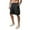 Black, variant on Men's Cargo Shorts 34 Big & Tall Gym Shorts Casual Below Knee Summer Water Resistant Quick Dry Shorts Multi Pocket Black,L