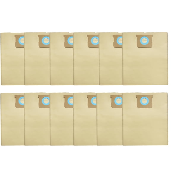 DXVA19-4102 Filter Bags Replacement for Dewalt 12-16 Gallon Wet/Dry Vacuums DXV12P DXV14P DXV16P DXV16PA DXV16S (12 Pack)