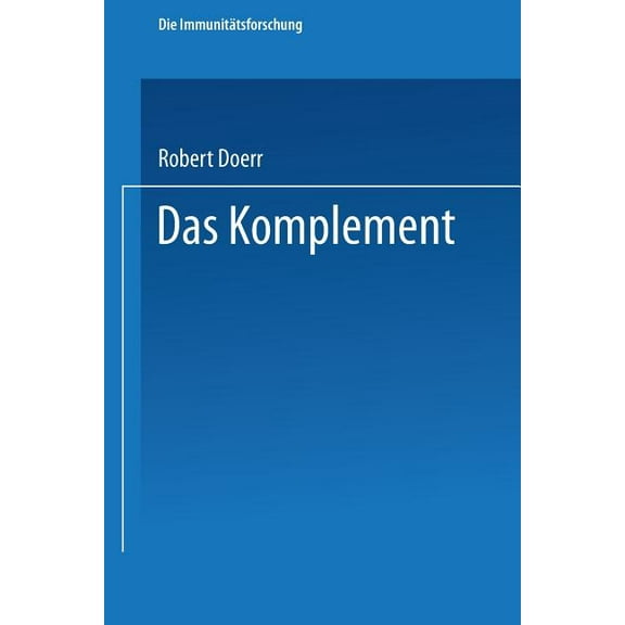 Das Komplement, (Paperback)