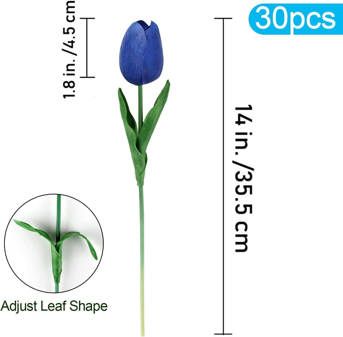 HAOSHICS 30pcs Artificial Tulips Flowers Fake Latex Tulip Stems - Real Touch Faux Colorful,for Easter Spring Wedding Bouquet Centerpiece Floral Arrangement Wedding Table Decor (Multi-color01)