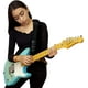 thumbnail image 2 of Correa para guitarra, Strap guitarra acústica, bajo eléctrico, guitarra eléctrica, Tahali negro con hombrera 7 cm y clips, ajustable desde 90 cm hasta 145 cm. Kidam Negro, 2 of 4