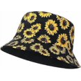 thumbnail image 1 of Bucket Hat Cotton Summer Fisherman Hat for Women Mensunflower, 1 of 5