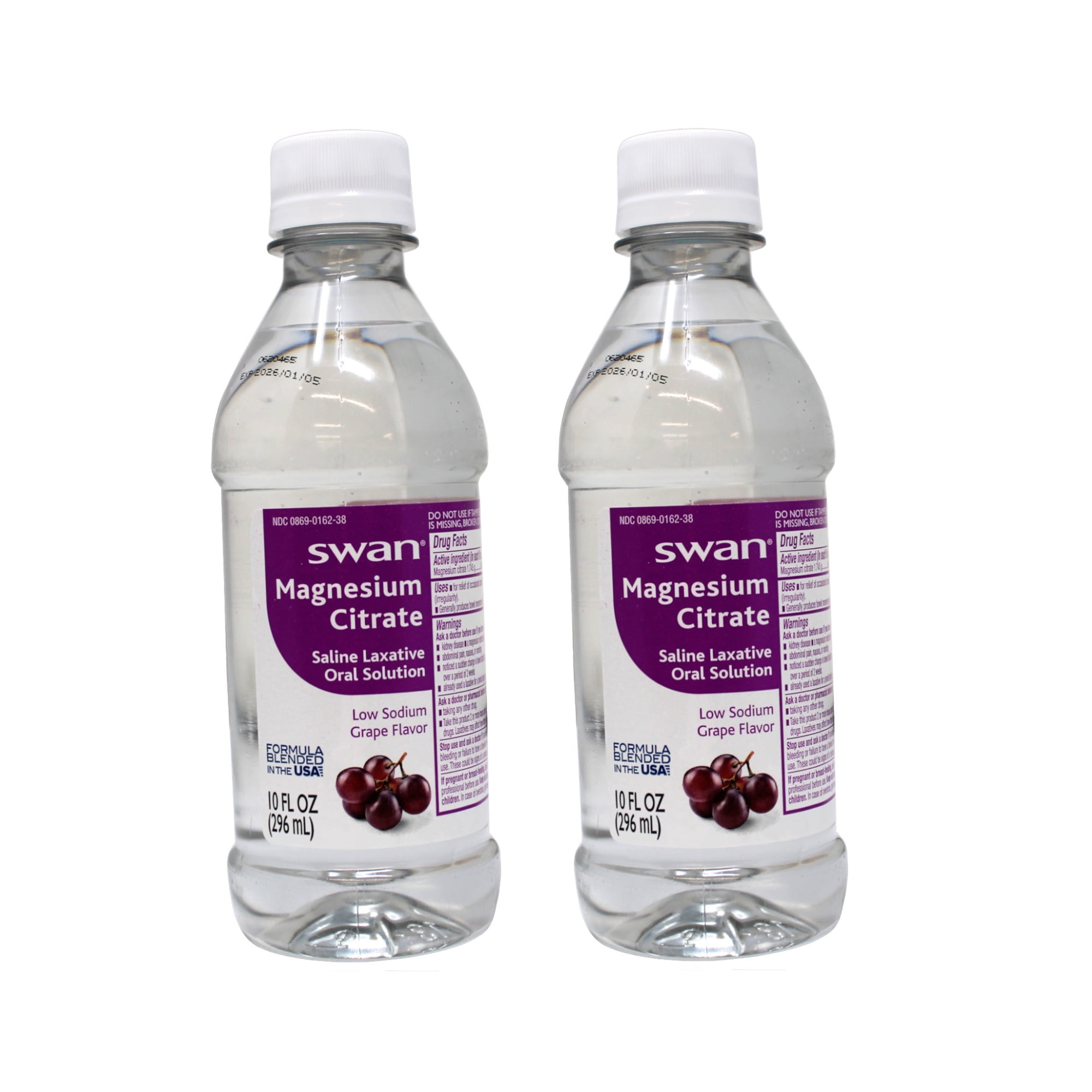 SWAN Citrate Magnesium Saline Laxative - Grape (2-Pack)