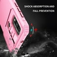 thumbnail image 4 of Tarise for Motorola Moto G Stylus 5G 2021 Phone Case with Slide Camera Cover, Kickstand Rugged Shockproof TPU Rubber Silicone Anti-Scratch Hard PC Back Case Cover for Moto G Stylus 5G 6.8", Pink, 4 of 8