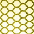 thumbnail image 1 of Ahgly Company Indoor Square Trellis Yellow Contemporary Area Rugs, 6' Square, 1 of 4