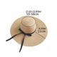 thumbnail image 2 of Sombrero de playa Qarigey fibra transpirable Borde de Sombreros Rosa, 2 of 6