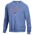 thumbnail image 2 of Men's Heathered Blue South Carolina State Bulldogs The Champ Tri-Blend Pullover Sweatshirt, 2 of 3