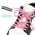 thumbnail image 3 of Uxcell 27.6 x 5/32 Inch Dual Colored Round Boot Laces Shoelaces, White Black 4 Pairs, 3 of 6