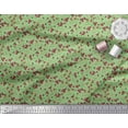 thumbnail image 2 of Soimoi Cotton Duck Fabric Leaves & Berries Fruits Print Sewing Fabric Yard 42 Inch Wide, 2 of 3