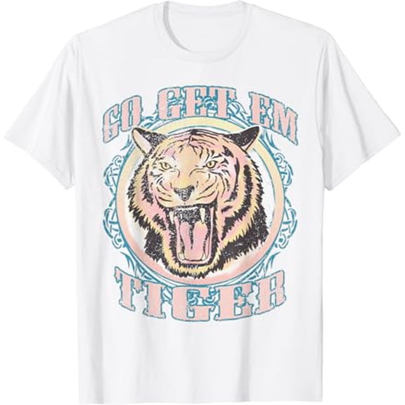 Got Get Em Tiger Bohemian Vintage Graphic T-Shirt
