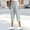 Grey, variant on TIANZEN Summer Ice Sensation Quick Drying Light And Thin Casual And Cool Straight Leg 7 Inch Pants plus Workout Pants plus Yoga Pants with Pockets for Women