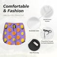 thumbnail image 4 of Bixox Women's Yellow Lemon And Orange pattern 2 in 1 Running Shorts - Lightweight Athletic Workout Gym Yoga Shorts Liner with Pockets -, 4 of 7