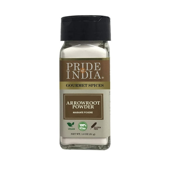 Pride of India Natural Arrowroot Powder, 2 oz
