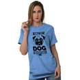thumbnail image 4 of Only My Dog Understands Me Pet Lover Plus Size Crewneck Graphic Tee Shirt Brisco Brands 4X, 4 of 5
