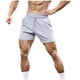 thumbnail image 1 of Pantalones Cortos para Hombre Cintura Elástica con Bolsillos Color Sólido Casual Suelto Pantalones de Ejercicio, Cordón de Moda para Correr, Trabajo Y Uso Diario, 1 of 6