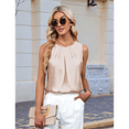 thumbnail image 4 of Women'S Silk Satin Tank Top Summer Business Casual Outfit 2025 Sleeveless Work Dressy Shirt M, 4 of 7