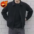 thumbnail image 3 of Abrigo de Jeans para Hombre Botones de Lana con Oveja Chaquetas Vaqueras Hombre Acolchado Acolchado Marrón Cálido Precio Barato Elegante Invierno 2024 de Tela, 3 of 5
