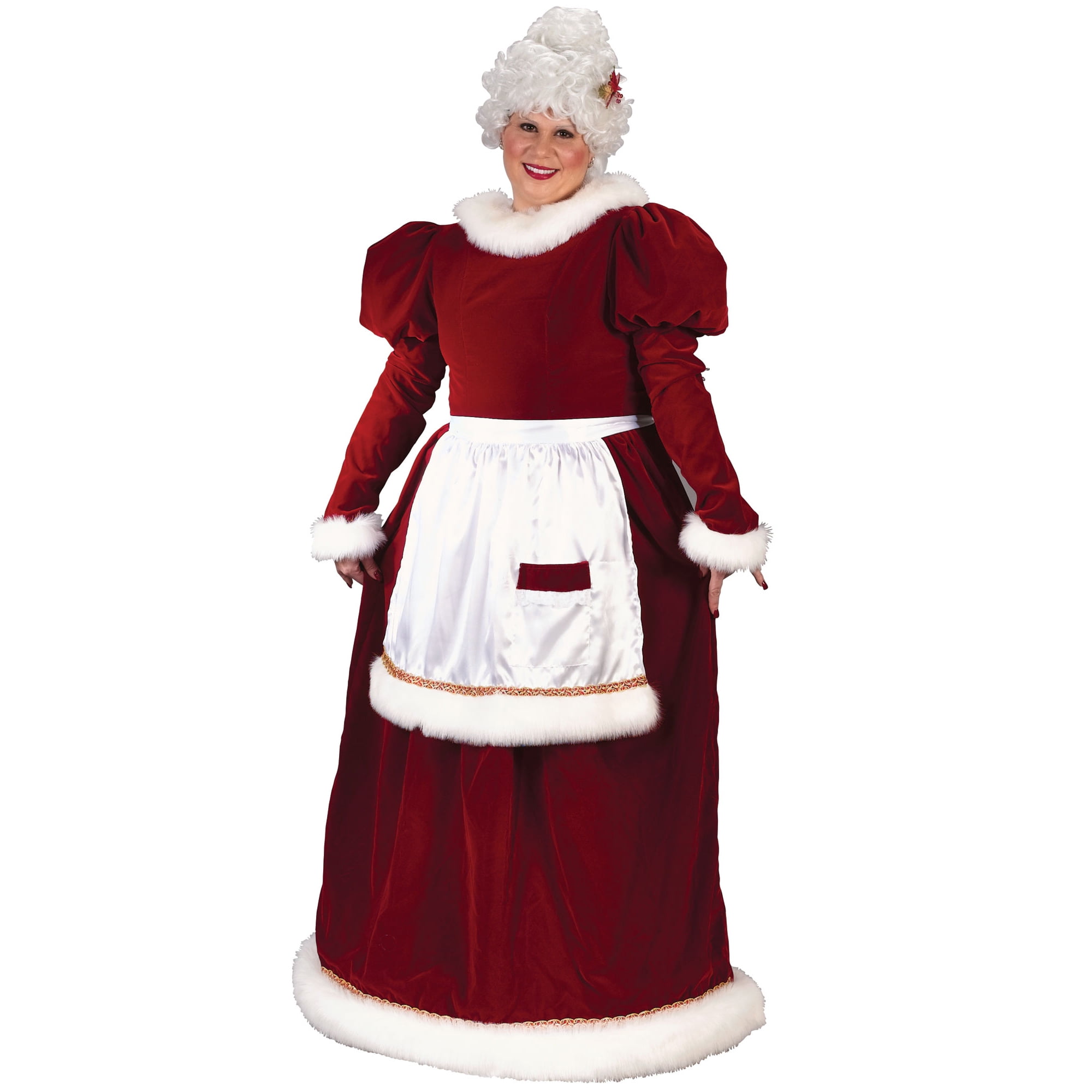 old fashioned mrs claus outfit