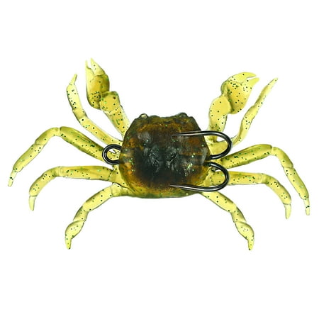 Eease LIOOBO Crab Soft Lures with Hooks for Saltwater Fishing