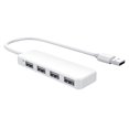 thumbnail image 1 of Concentrador USB ultrafino de 4 puertos USB 2.0 blanco, 1 of 8