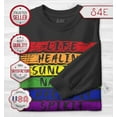 thumbnail image 2 of S4E Men's Pride Flag Life Harmony Spirit Long Sleeve ShirtLarge Black, 2 of 4