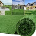 thumbnail image 6 of 6 FT x 8 FT Artificial Grass Rug - 0.4" Faux Turf Lawn with Drainage Holes | Indoor Outdoor Use for Patio Garden Balcony, 6 of 7
