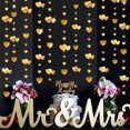 thumbnail image 5 of 52Ft Valentines Day Party Decorations Gold Love Heart Garland Hanging Paper Streamer Banner for Anniversary Mothers Day Engagement Wedding Bridal Shower Baby Shower Bachelorette Birthday Hen Party, 5 of 6
