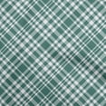 thumbnail image 1 of oneOone Georgette Viscose Dark Teal Blue Fabric Check Fabric For Sewing Printed Craft Fabric By The Yard 42 Inch Wide, 1 of 4