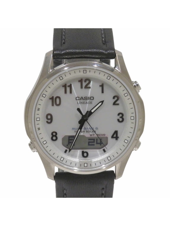 Pre-Owned Casio Lineage Solar Titanium Watch, Total Weight 37.0g, Stainless Steel, Genuine...