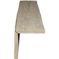 thumbnail image 3 of 4"W x 6"H x 10'L 2-Sided (L-beam) Riverwood Endurathane Faux Wood Ceiling Beam, Whitewash, 3 of 17