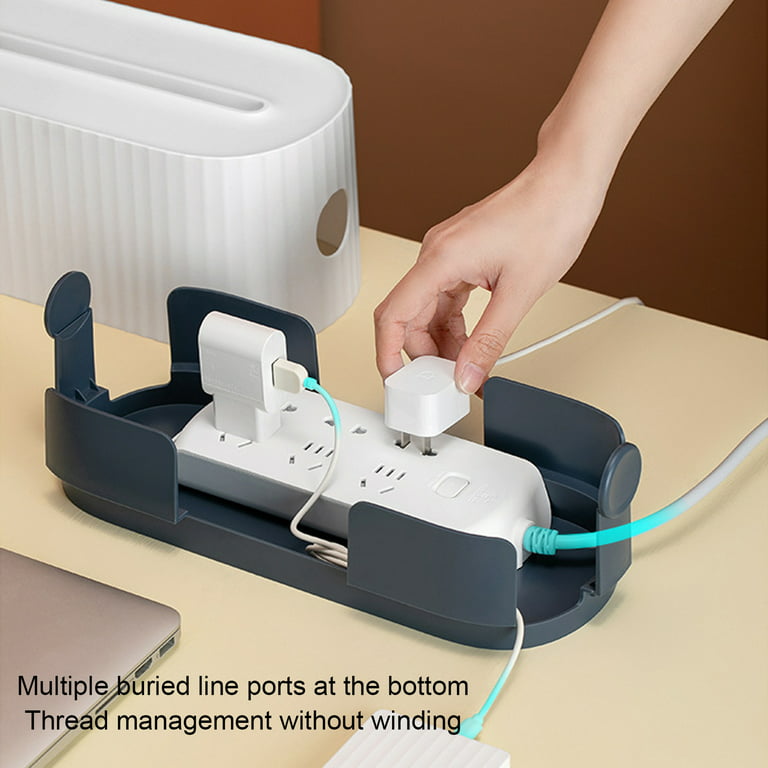 Cable Management Box Cord Organizer - The Cable Storage Box can