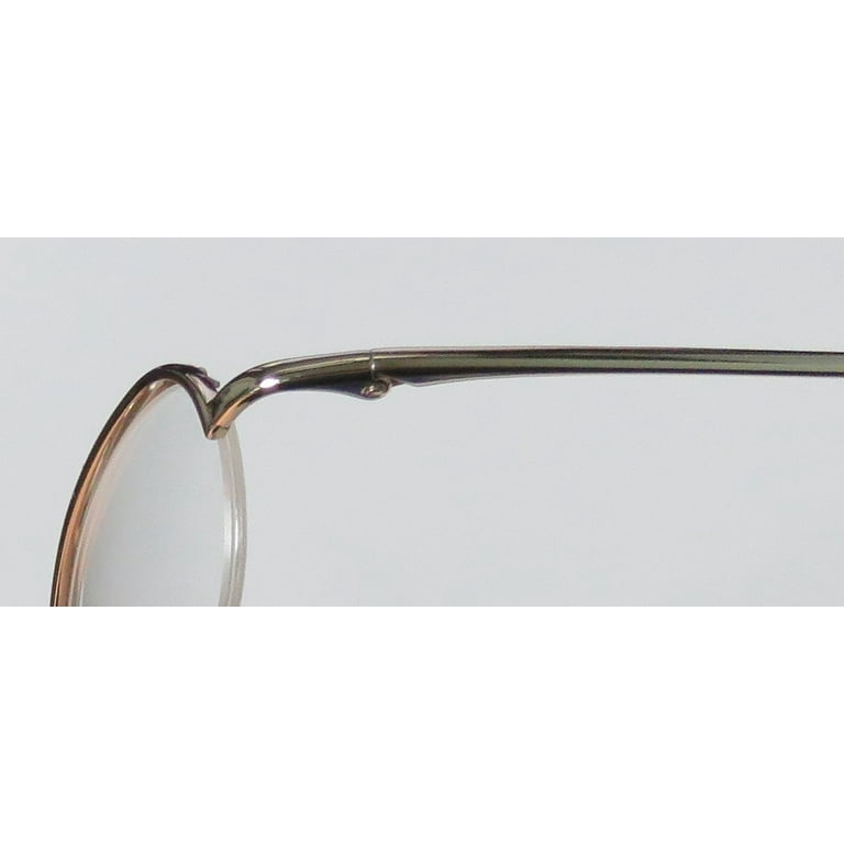 NEW VERA WANG V30 WOMENS/LADIES DESIGNER HALF-RIM GOLD