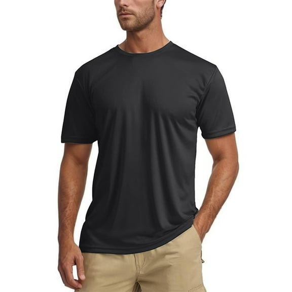Bcfgryg Men's UPF50  Sun T Shirt Casual Comfortable Breathable Summer Basic Tee For Daily Wear Home Outdoor Activities Oversized T-shirts Men