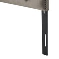 thumbnail image 2 of Sora Grey Velvet Queen/Full Headboard, 2 of 5