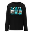 thumbnail image 4 of Aloohaidyvio Christmas Tops,Women Christmas Sweatshirt Round-Neck Long Sleeve Loosen Single Tops Pullover Blouse, 4 of 5