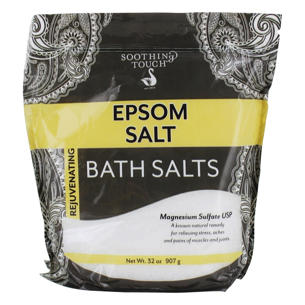 Soothing Touch Epsom Salt Rejuvenating Bath Salts Unscented 32 oz