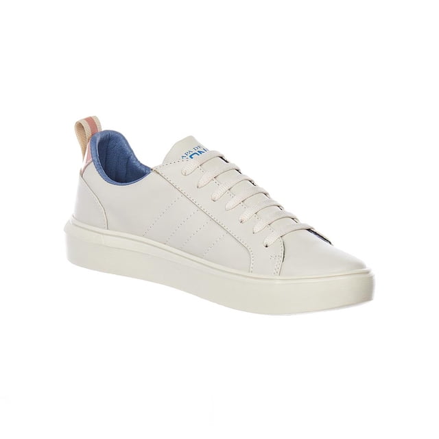 Tenis Casuales Mujer Básicos Cómodos Tipo Piel Beige beige 25 Incógnita 020D1J