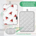thumbnail image 6 of Yayeee Pot Holders Kitchen Heat Resistant with Pocket 7"x9.8" Cotton Oven Cooking Hot Pads, Cute Santa Hats Pattern, 6 of 7