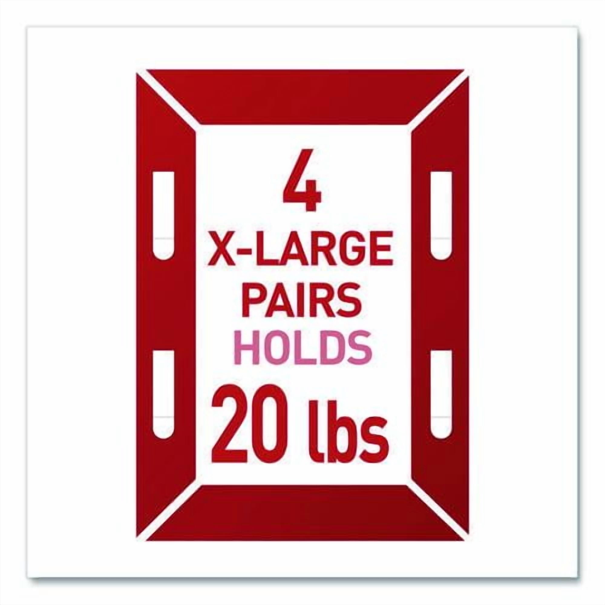 Picture Hanging Strips, X-Large, Removable, Holds up to 20 lbs per 4 Strips, White, 16 Pairs/Pack | Bundle of 5