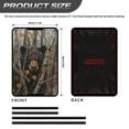 thumbnail image 3 of FUIALDOLG RV Door Window Shade Cover, Sun Blackout Fabric for UV Rays Protection for Camper Privacy Entrance Forest Black Bear Pattern (17.3x26 inch), 3 of 7