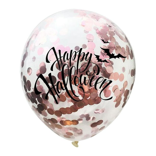 de confeti de látex de Halloween piezas, accesorios de decoración para fiestas de Halloween 2 Colcomx Globo De Látex De Halloween