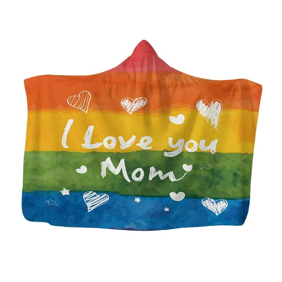 Manta portátil Envoltura Perfecl Manta con capucha de franela 150x200cm