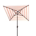 thumbnail image 4 of SAFAVIEH Iris 7.5' Market Crank Square Patio Umbrella, Orange, 4 of 6