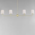 thumbnail image 6 of 12097SWSBR Maxim Lighting Bristol - 4 Light Linear Pendant-10.5 Inches Tall and 48 Inches Long-Satin Brass Finish, 6 of 10