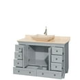 thumbnail image 6 of Wyndham WCV800048SOYIVGS2MXX 48" Single Bathroom Vanity with Ivory Marble Top, 6 of 7